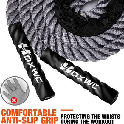 Jump Rope, Weighted Jump Rope for Fitness, Heavy Skipping Ropes for Men Women, Home Gym Workout Equipment Set, Suitable for Boxing, Cardio, Training Muscles, Full Body Exercise Weight Loss at Home