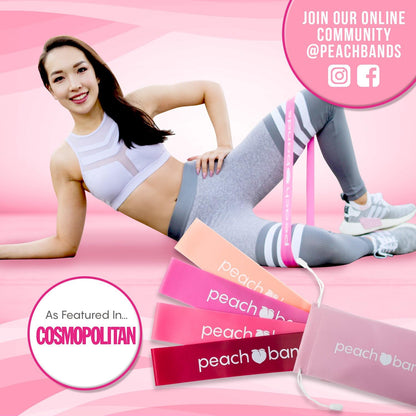 Resistance Bands Set - Exercise Workout Bands for Legs and Butt